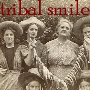 a tribal smile